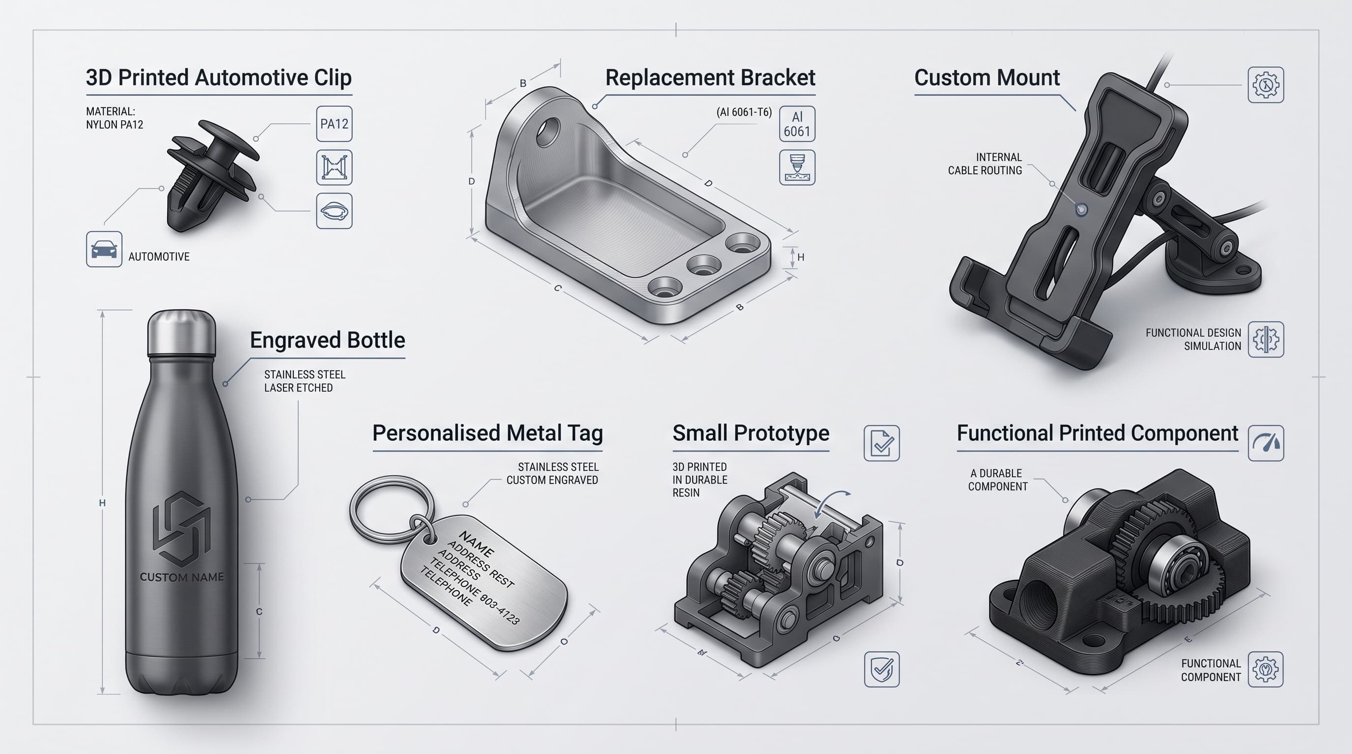 Custom consumer manufacturing examples